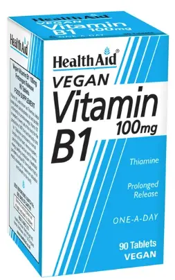 Health Aid Vegan Vitamin B1 100mg 90tabs