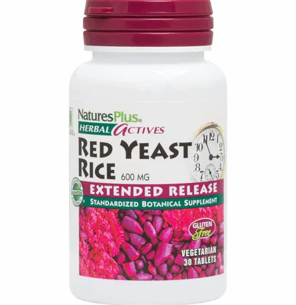 Natures Plus Red Yeast Rice 600mg, 30tabs
