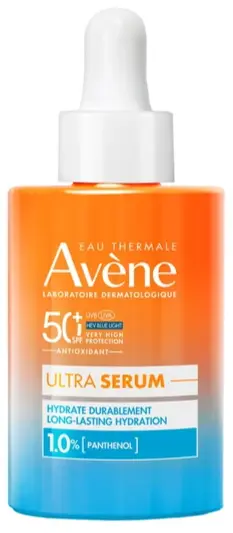 Avene Long Lasting Hydration Spf50+, 1.0% Panthenol Ultra Serum