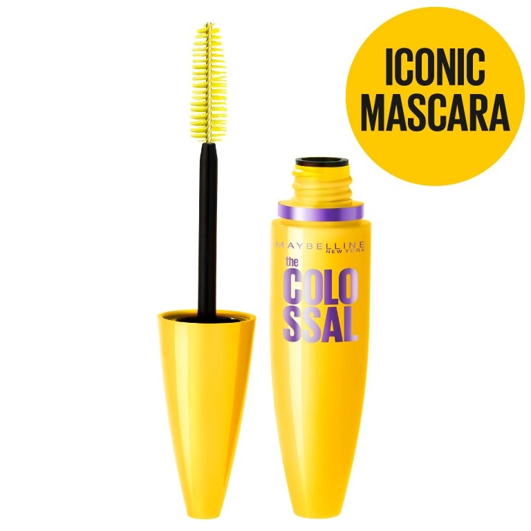 MAYBELLINE Maybelline Colossal Mascara Black Μάσκαρα για Κολοσσιαίο Όγκο στην Στιγμή Χωρίς Κόμπους 10.7ml