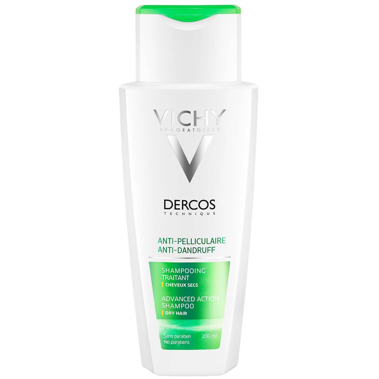 Vichy Dercos Shampoo Αντιπυτιριδικό Σαμπουάν Ξηρά Μαλλιά 200ml