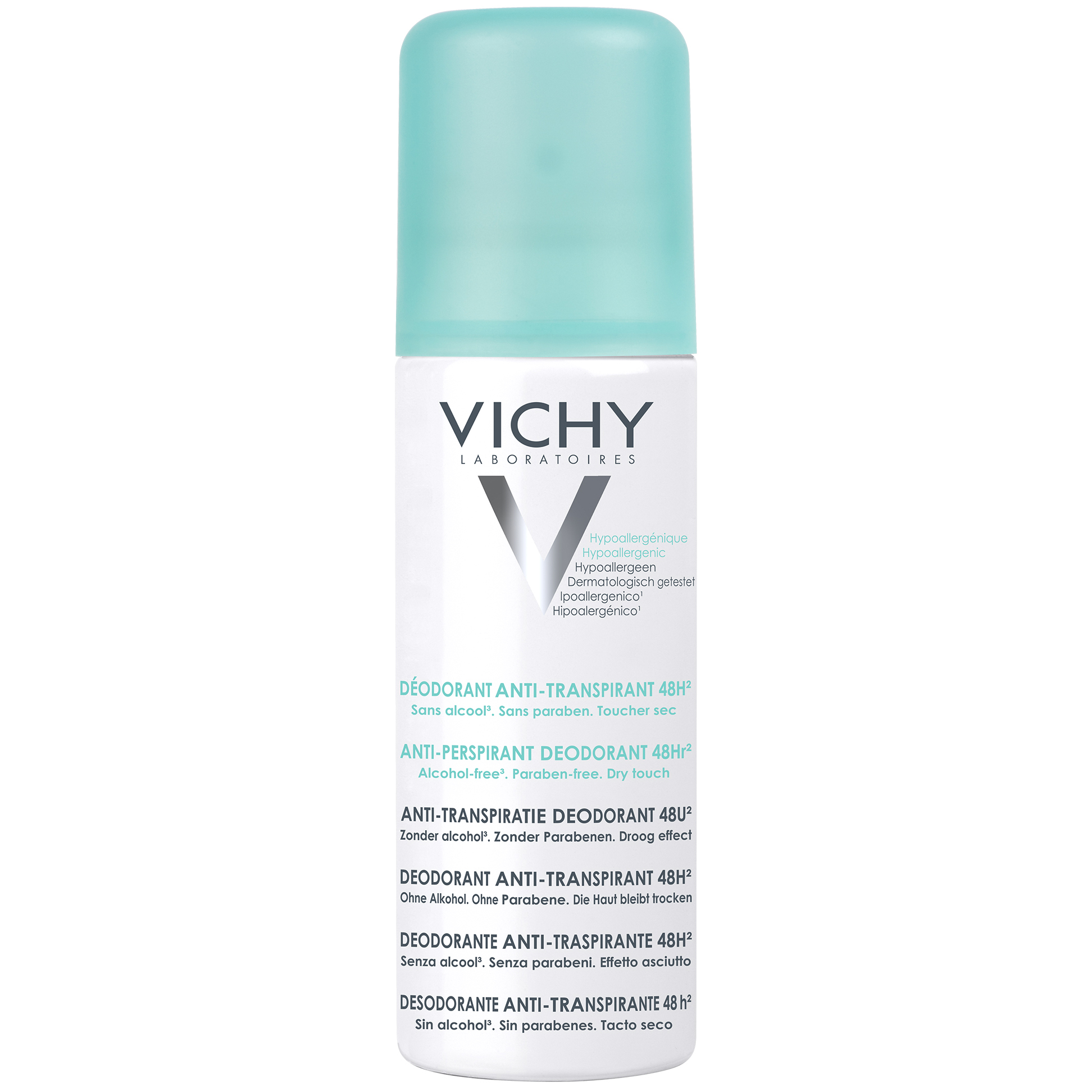 Vichy Deodorant 48h Αποσμητική Φροντίδα Κατά της Έντονης Εφίδρωσης, Χαρίζει Αίσθηση Φρεσκάδας 125ml