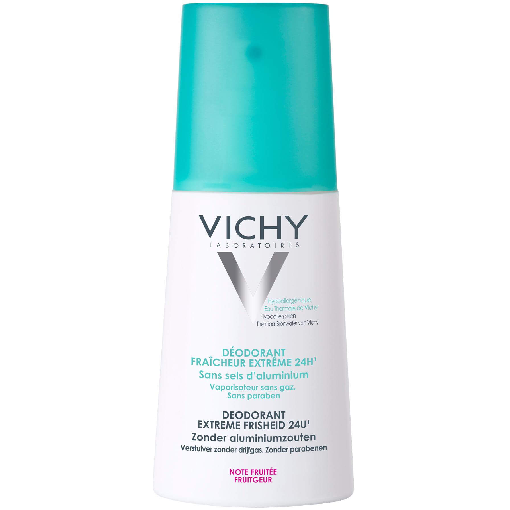 Vichy Deodorant Fresh VaporisaTeur Aποσμητικό Spray για Απόλυτη Φρεσκάδα με Άρωμα Φρούτων 100ml