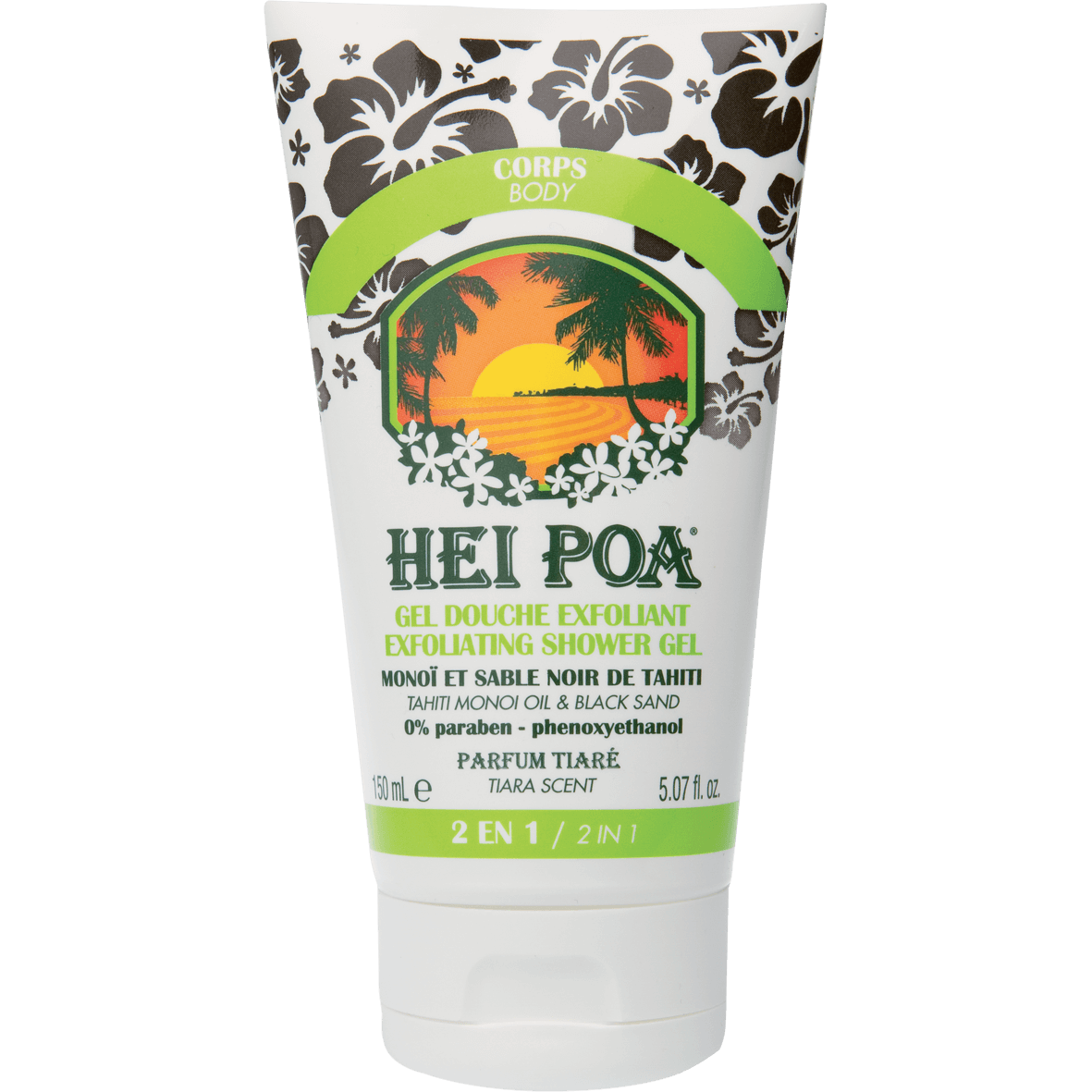 Hei Poa Exfoliating Shower Gel Monoi Peeling Σώματος 150ml