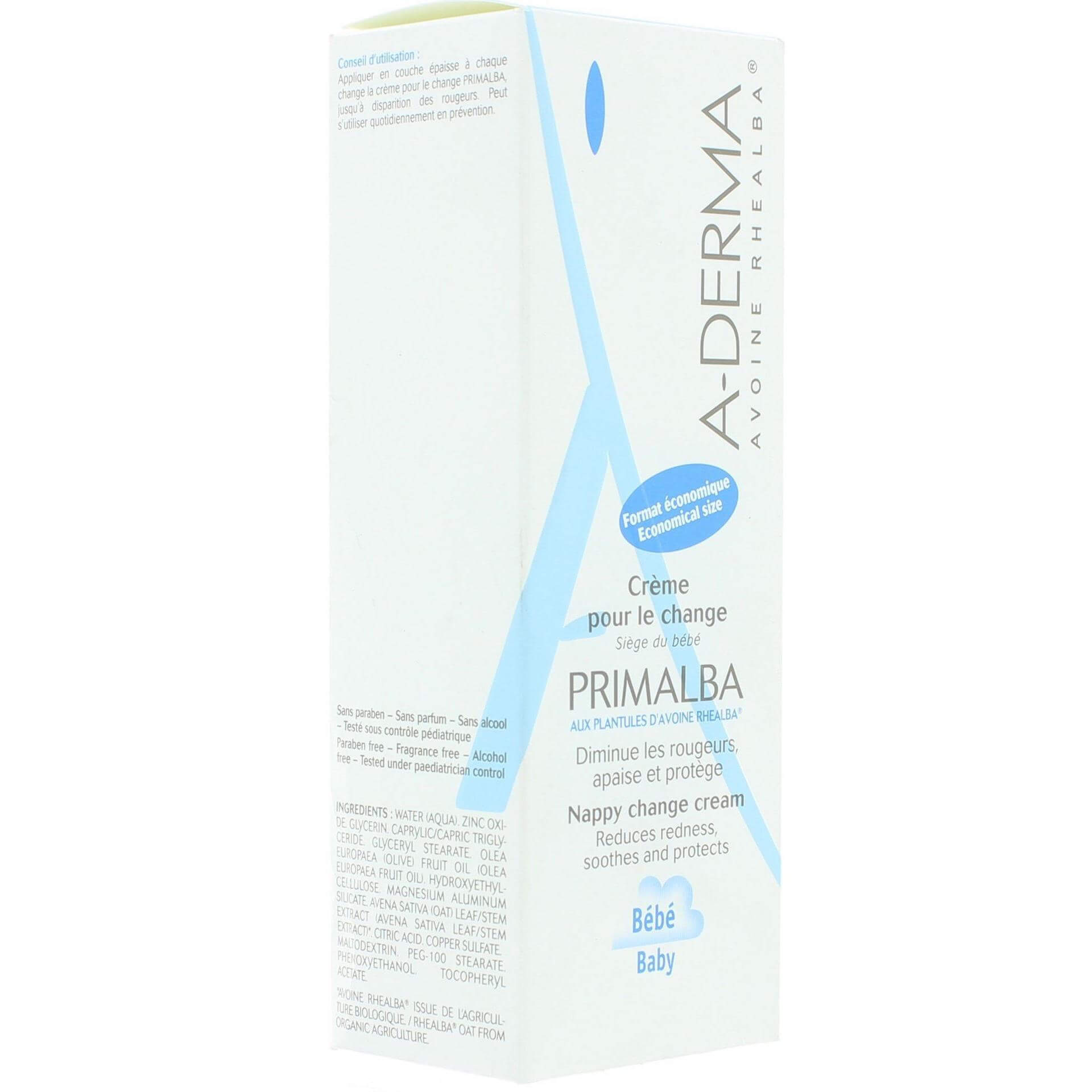 A-Derma Primalba Bebe Creme Pour le Change Ειδική Φροντίδα για το Εύθραυστο Δέρμα του Μωρού 100ml