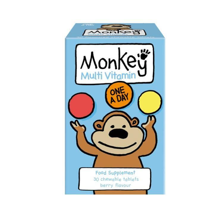 Monkey Wellbeing Multivitamins 30 Μασώμενες Ταμπλέτες