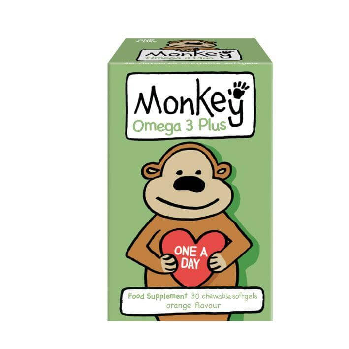 Monkey Wellbeing Omega Plus 30 Ζελεδάκια