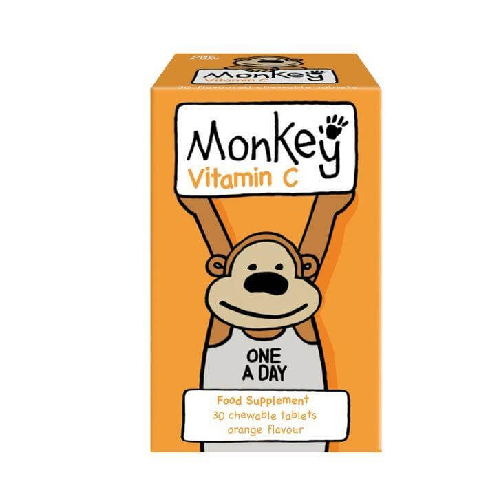 Monkey Wellbeing Vitamin C 30 Μασώμενες Ταμπλέτες