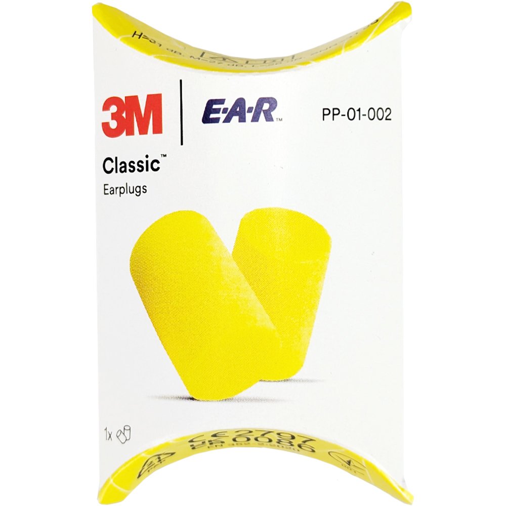 FUTURO 3M Classic Earplugs Κωδ PP-01-002 Ωτοασπίδες Αφρώδεις Κίτρινες 1 Ζευγάρι