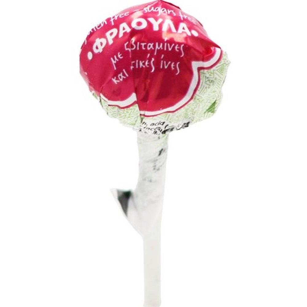 Kaiser Kaiser Lollipop with Vitamins & Natural Fibers Γλειφιτζούρι με Βιταμίνες & Φυτικές Ίνες με Πλούσια Γεύση 1 Τεμάχιο - Φράουλα