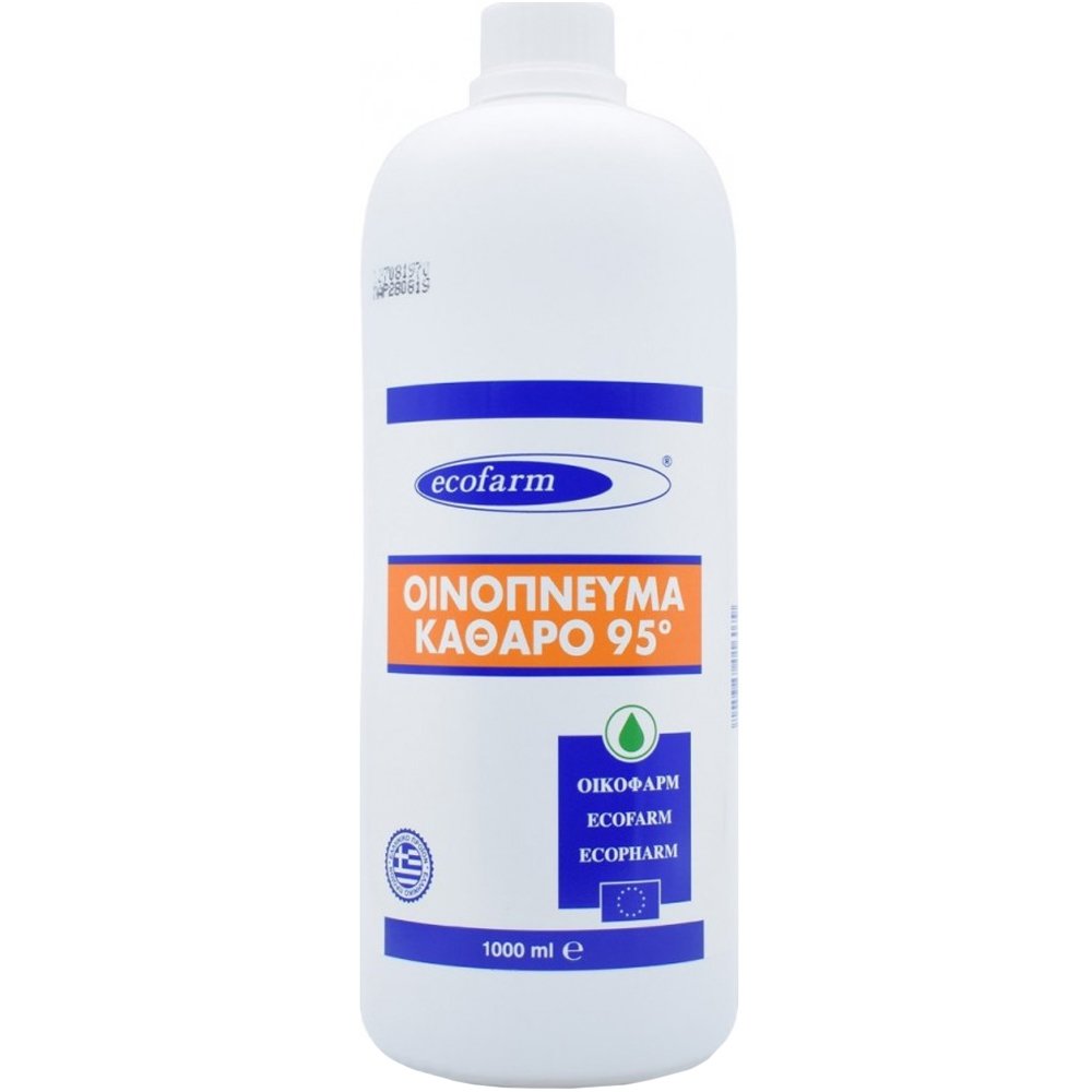 Ecofarm Ecofarm Καθαρό Οινόπνευμα 95° 1000ml 1 Τεμάχιο
