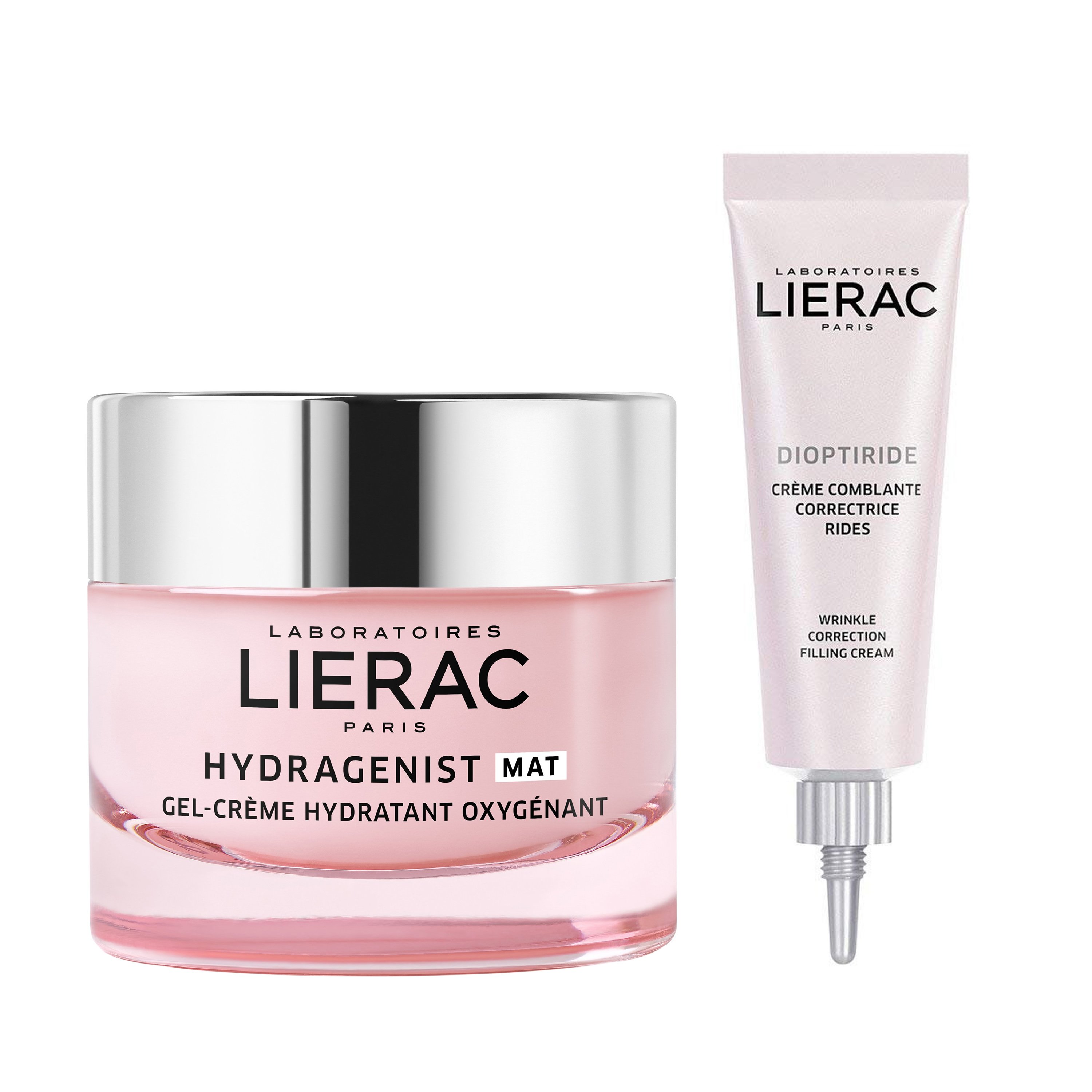 Lierac Πακέτο Προσφοράς Hydragenist Gel-Cream Προσώπου Ενυδάτωσης 50ml & Dioptiride Cream για τη Διόρθωση των Ρυτίδων 15ml