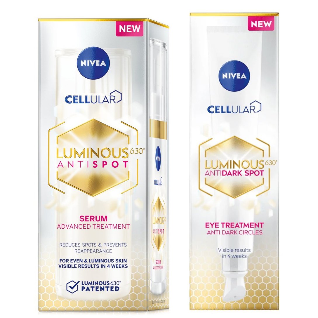 Nivea Πακέτο Προσφοράς Cellular Luminous630 Antispot Serum Advanced Treatment 30ml & Anti Dark Spot Eye Treatment Cream 15ml