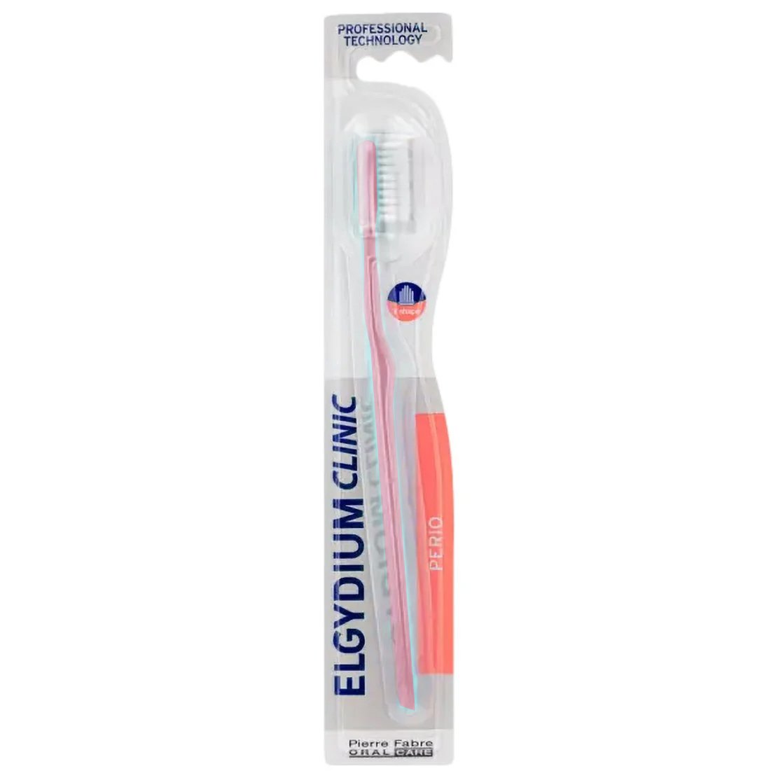 Elgydium Clinic Perio V-Shape Toothbrush Μαλακή Οδοντόβουρτσα Κατάλληλη για Περιοδοντίτιδα 1 Τεμάχιο – Ροζ