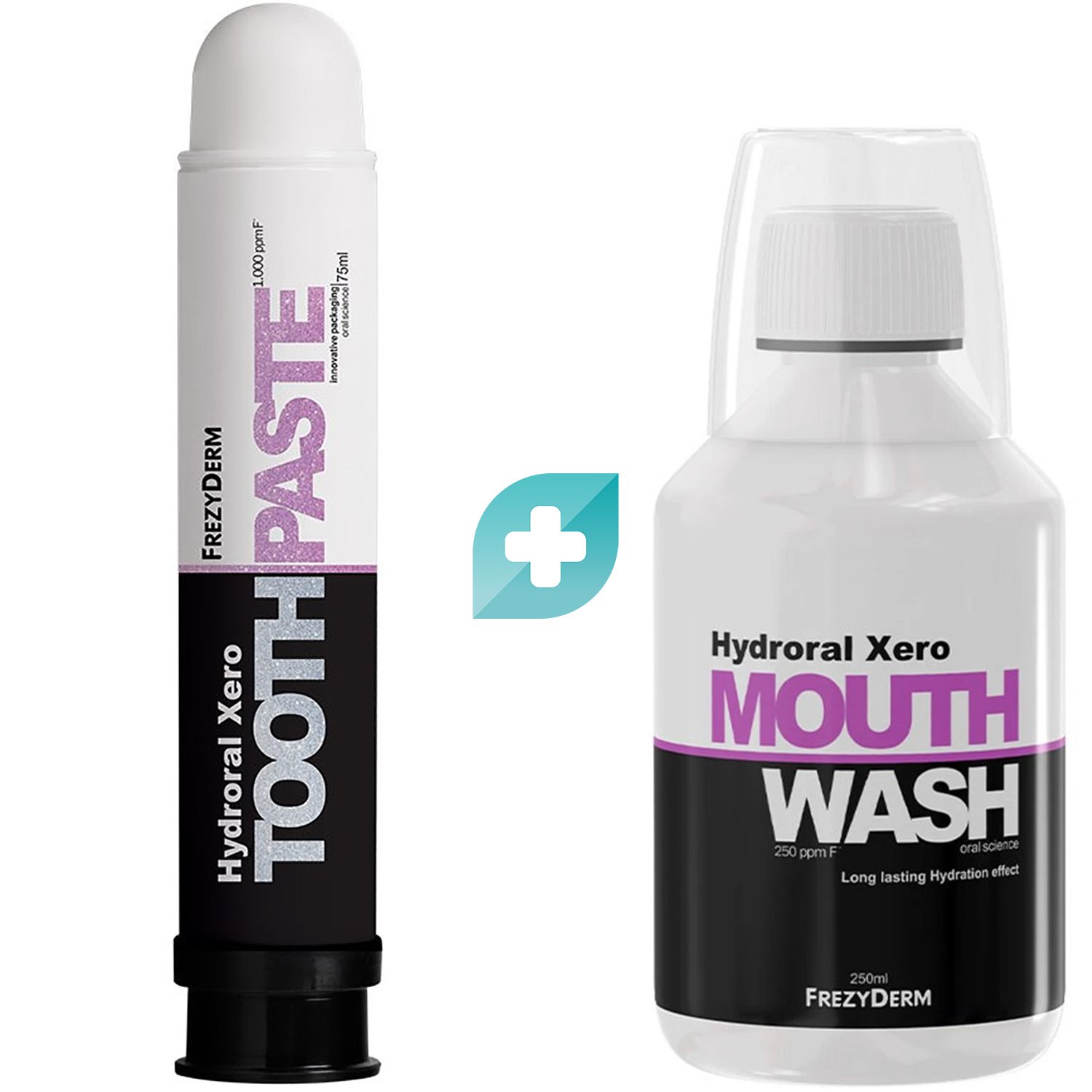Σετ Frezyderm Hydroral Xero Toothpaste 75ml & Mouthwash 250ml