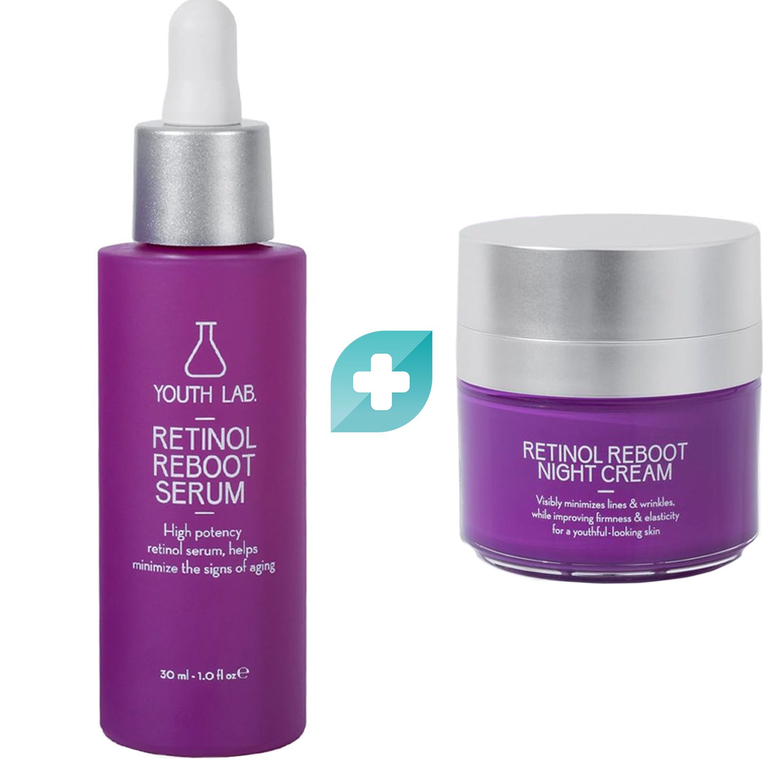 Σετ Youth Lab Retinol Reboot Serum 30ml & Reboot Night Cream 50ml