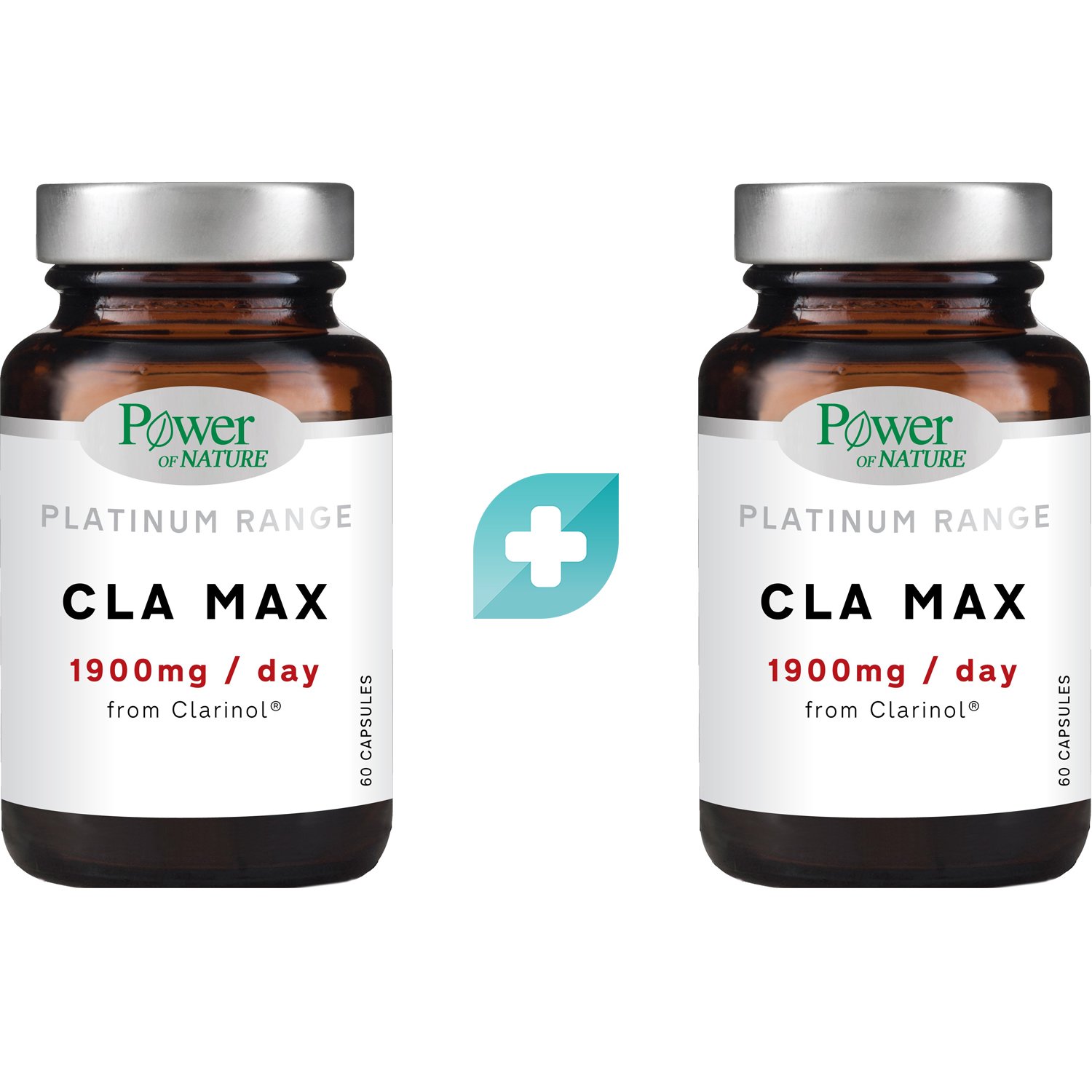 Power Health Power Health Platinum Range CLA Max 1900mg / Day Συμπλήρωμα Διατροφής Λινολεϊκού Οξέος Υψηλής Συγκέντρωσης για το Μεταβολισμό του Λίπους, Έλεγχο Βάρους & Αύξηση της Μυϊκής Μάζας 120caps (2x60caps)