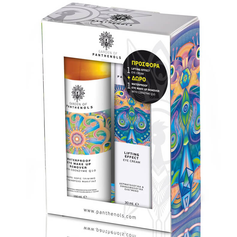 Garden of Panthenols Πακέτο Προσφοράς Lifting Eye Cream Κρέμα Ματιών 30ml & Δώρο Waterproof Eye Make up Remover 150ml