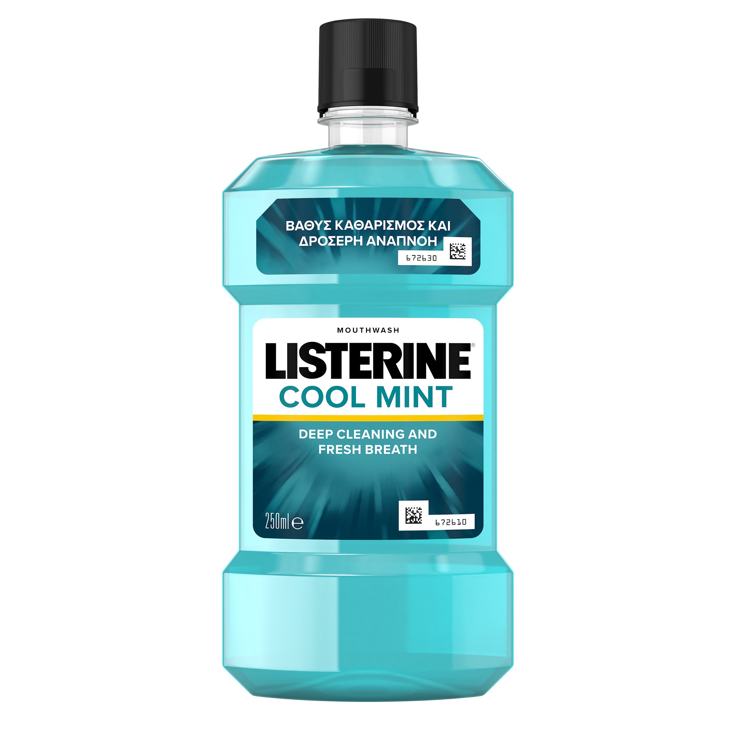 Listerine Cool Mint Ήπιο Αντισηπτικό Στοματικό Διάλυμα 250ml