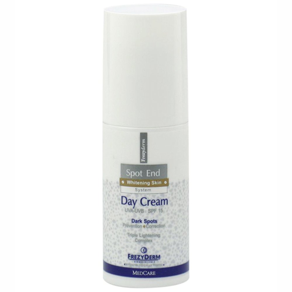 Frezyderm Frezyderm Spot End Day Cream Spf15 Λευκαντική Κρέμα Ημέρας για Πρόσωπο, Λαιμό & Ντεκολτέ 50ml