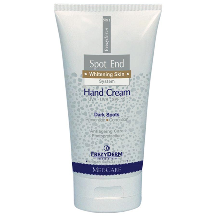 Frezyderm Spot End Hand Cream Spf15 Λευκαντική Κρέμα Χεριών 50ml