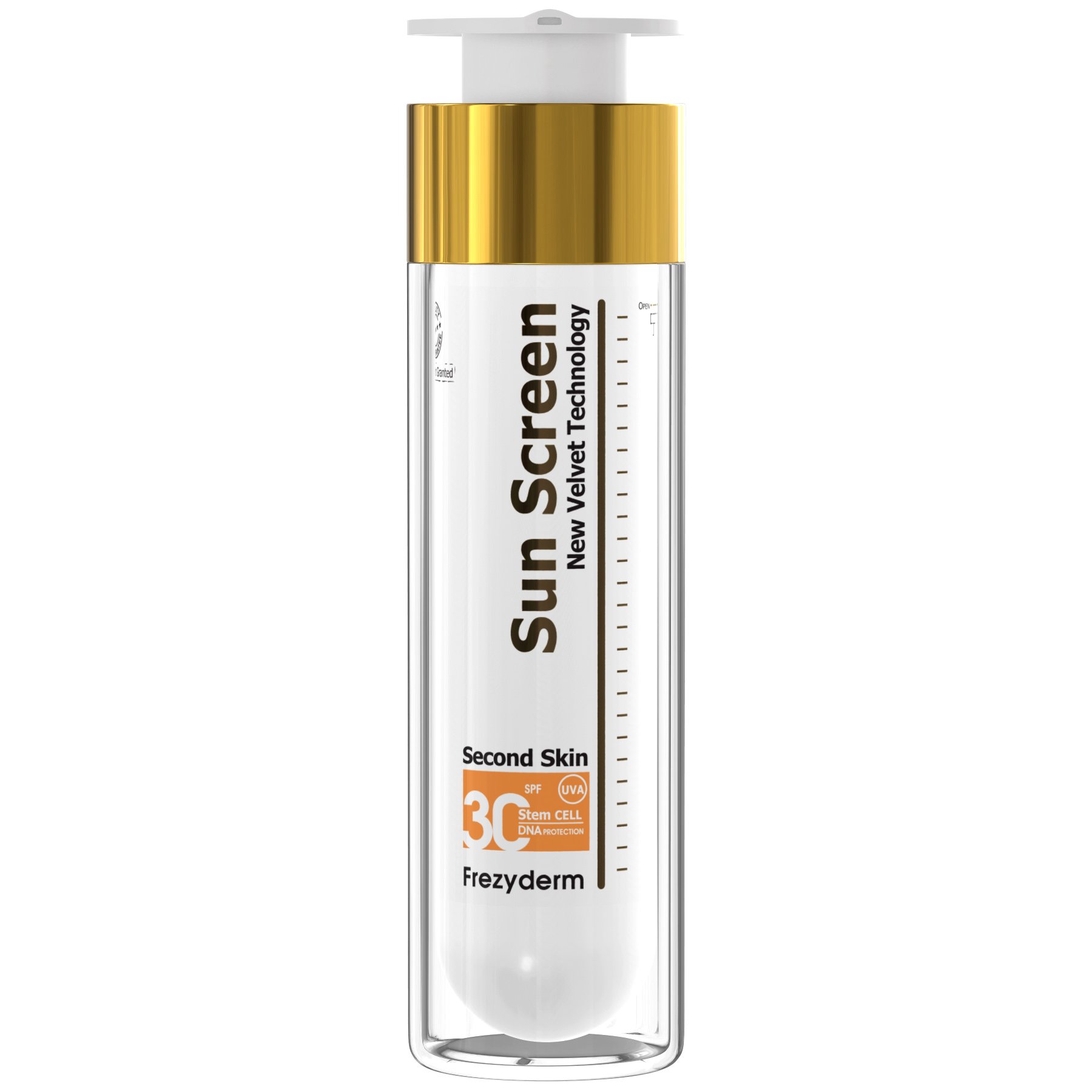 Frezyderm Sun Screen Velvet Face Cream Spf30 Διάφανη Αντηλιακή Προσώπου Βελούδινης Υφής, Υψηλής Προστασίας 50ml