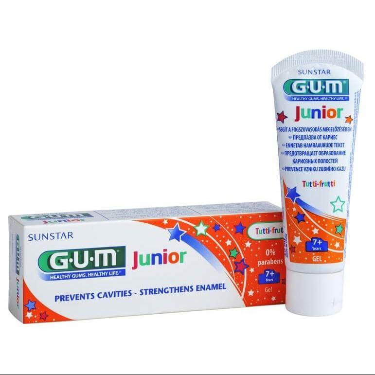 Gum Junior 7-12 Toothpaste Tutti Frutti Παιδική Οδοντόκρεμα με Γεύση Φρούτων 50ml