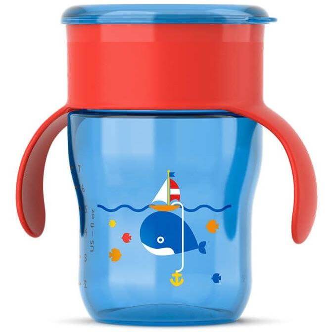 Avent Κύπελο Eκμάθησης με Λαβές 9m+ Μηνών 260ml SCF782/20 – κόκκινο