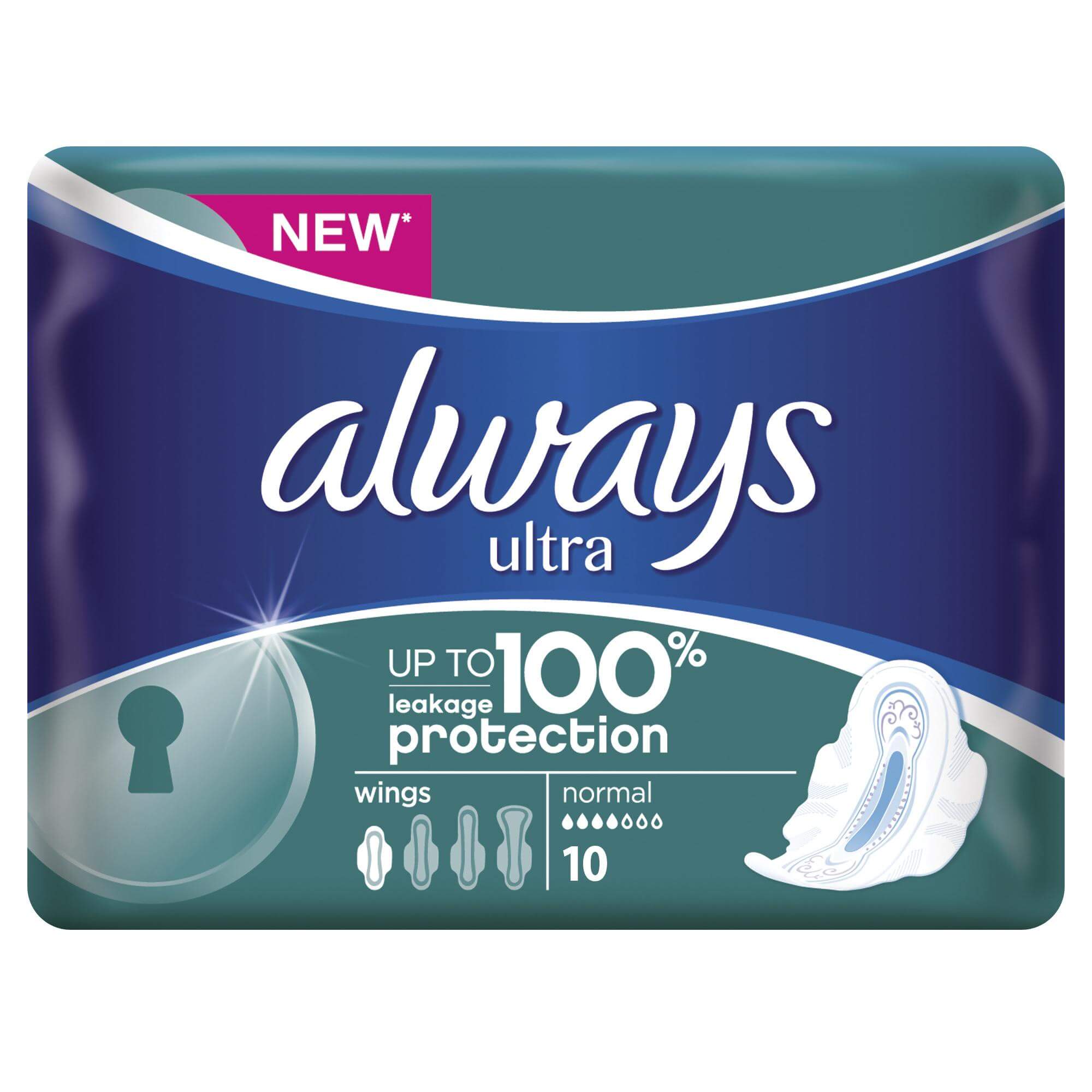 Always Ultra Normal Plus With Wings Με Φτερά 10τμχ