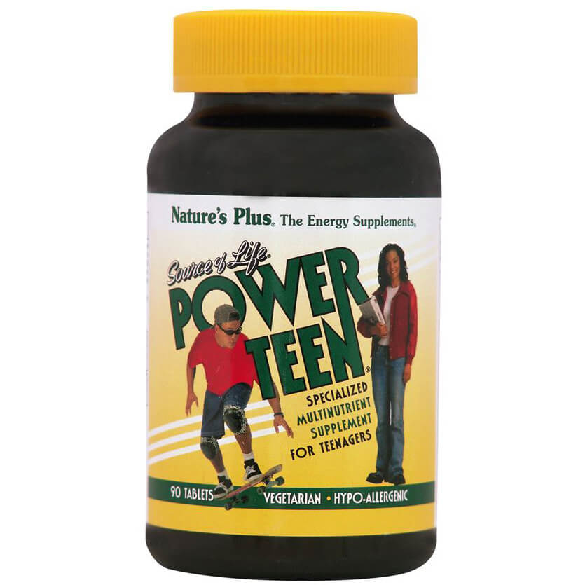 Nature’s Plus Power Teen Συμπλήρωμα Διατροφής για Εφήβους 90 Tabs