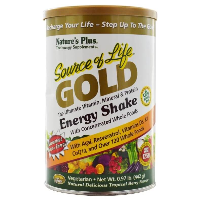 Nature’s Plus Source of Life Gold Shake Πολυβιταμινούχο Συμπλήρωμα Διατροφής 442 gr