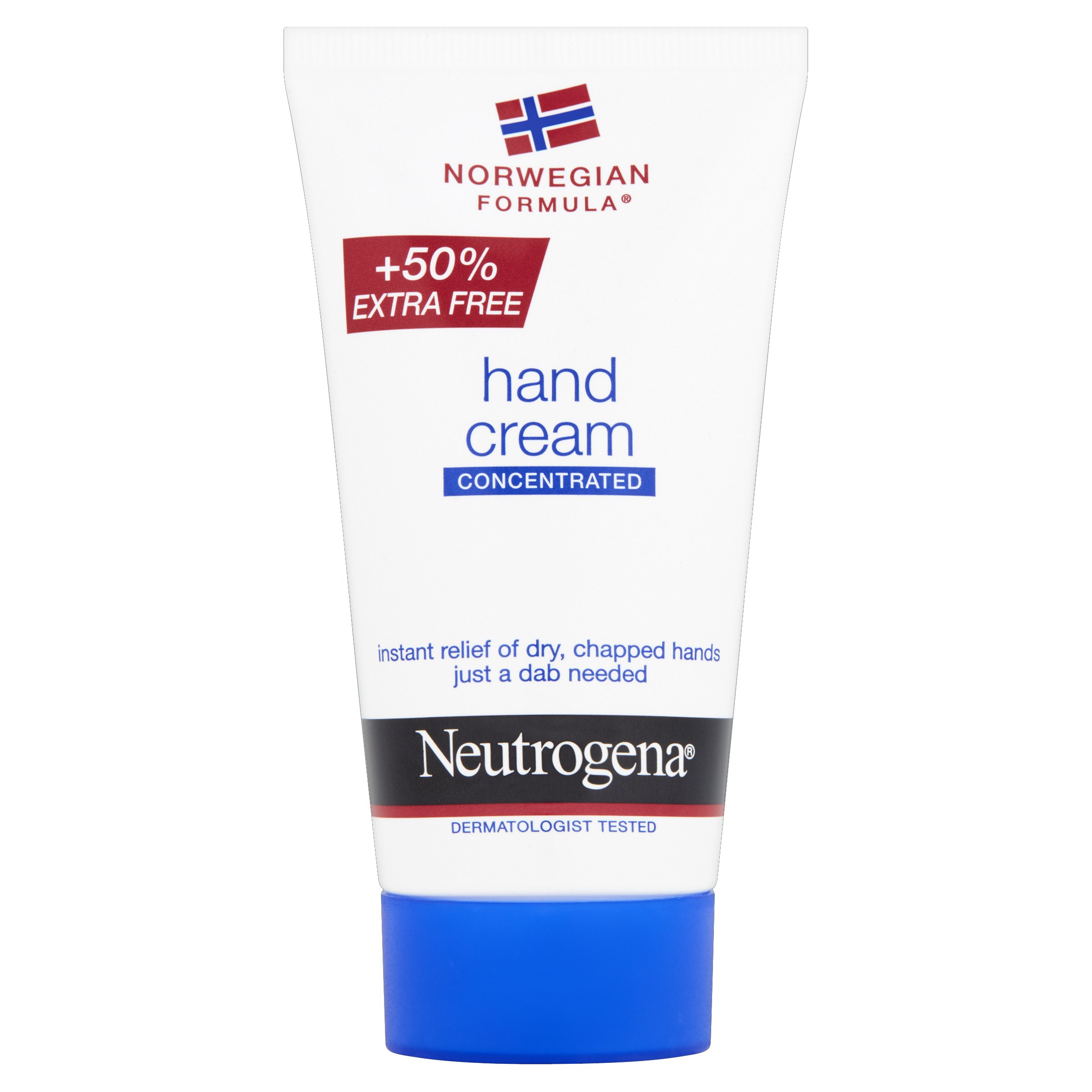 Neutrogena Hand Cream Κρέμα Περιποίησης Χεριών με Άρωμα για την Άμεση Ανακούφιση των Ξερών & Σκασμένων Χεριών 75ml