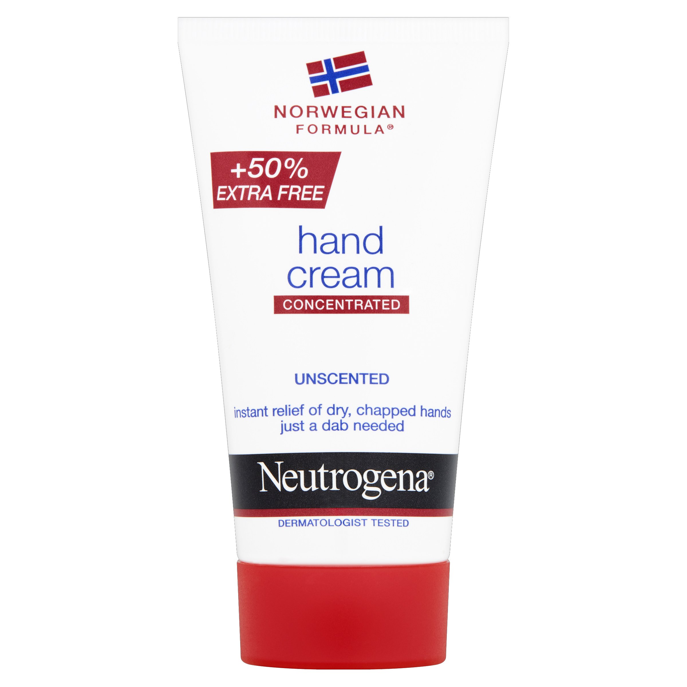 Neutrogena Hand Cream Unscented Ενυδατική Κρέμα Χεριών Χωρίς Άρωμα για Πολύ Ξηρά ή Σκασμένα Χέρια 75 ml