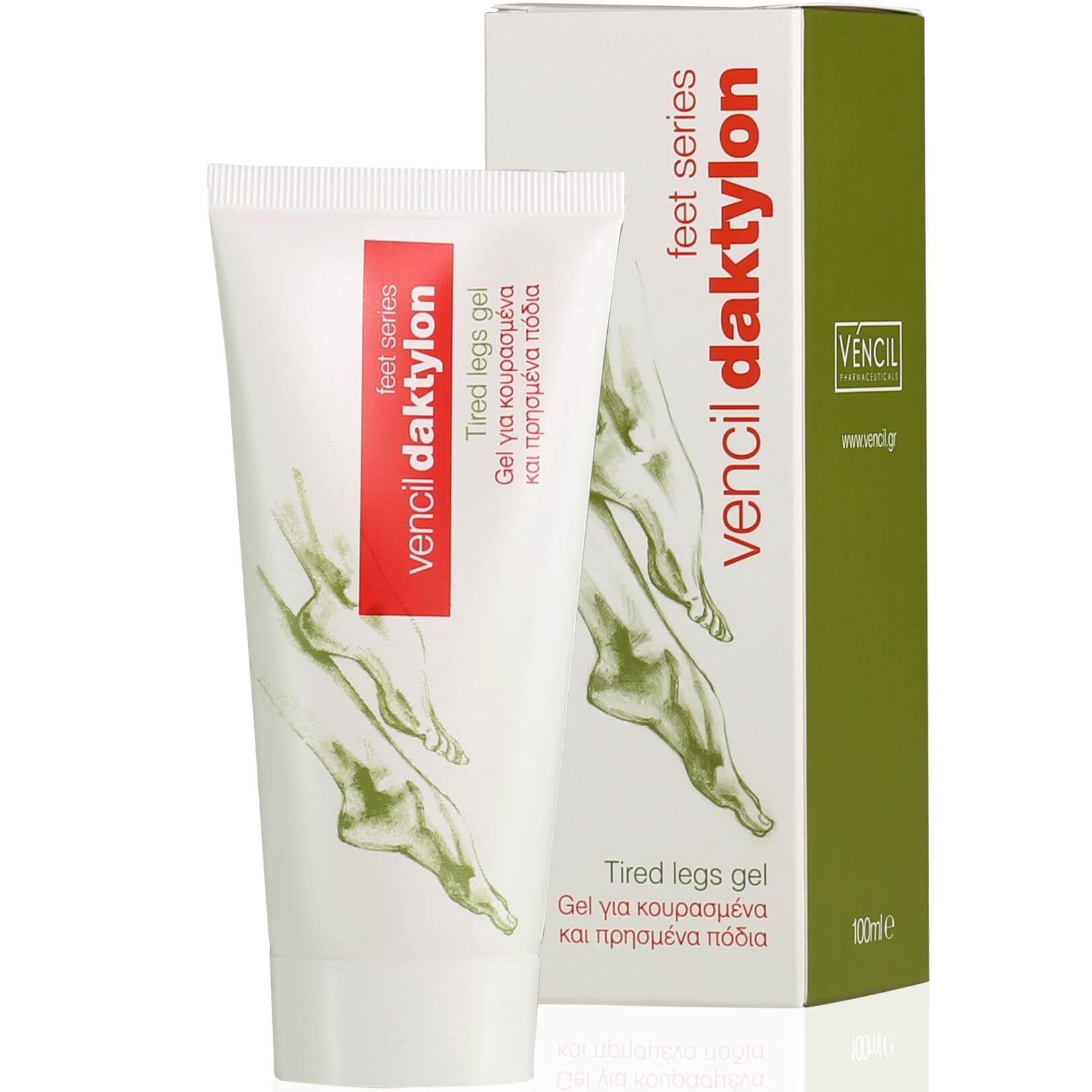 Vencil Dacktylon Gel for Tired Legs Gel για Κουρασμένα & Πρησμένα Πόδια 100ml