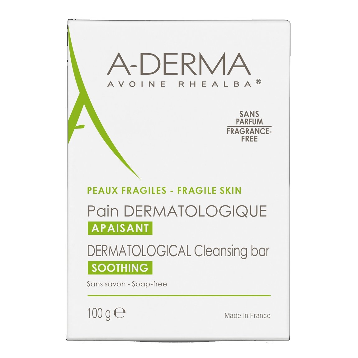 A-Derma Soins Originels Pain Dermatologique Δερματολογική Στερεή Πλάκα 100g