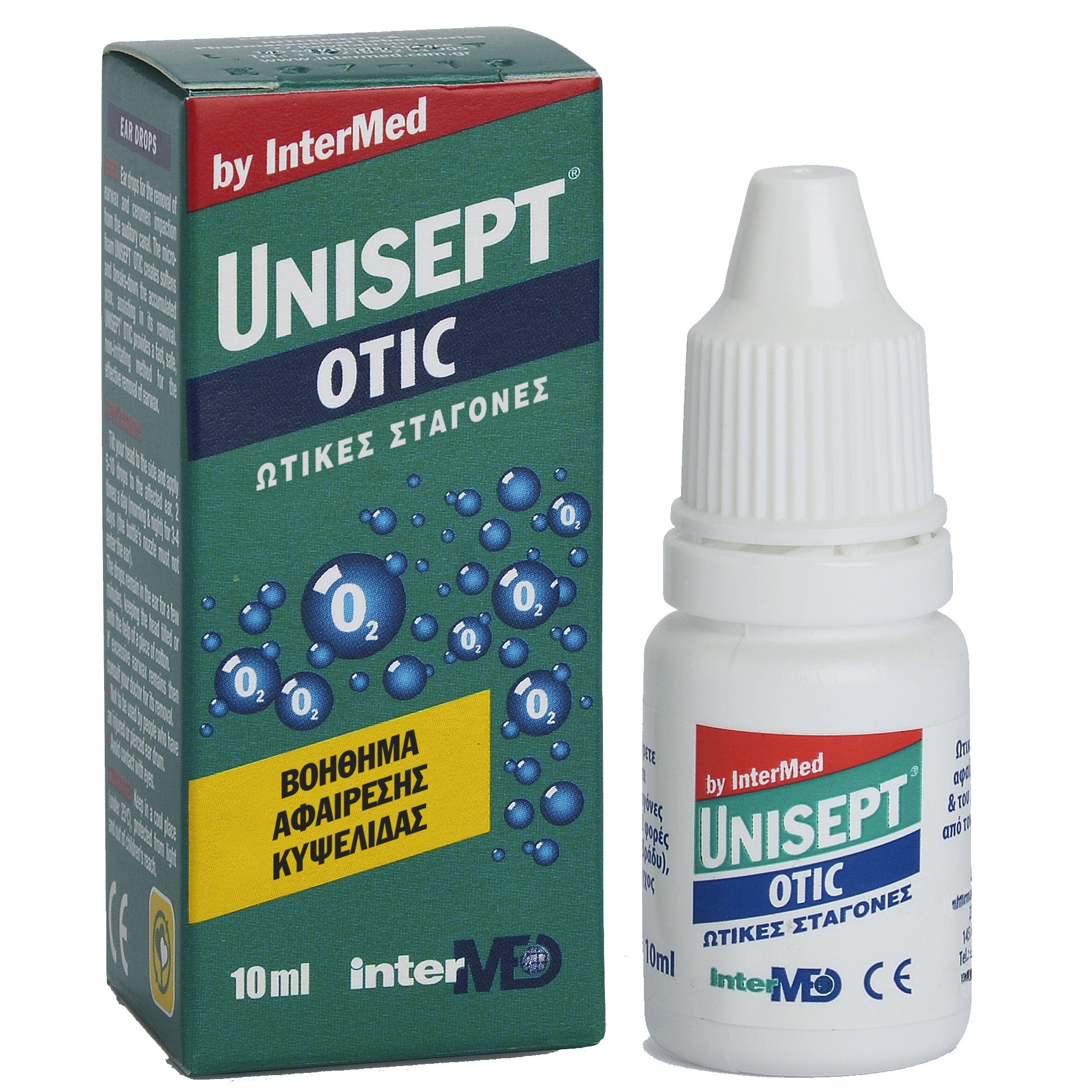 Intermed Unisept Otic Ωτικές Σταγόνες για την Αφαίρεση της Κυψελίδας 10ml
