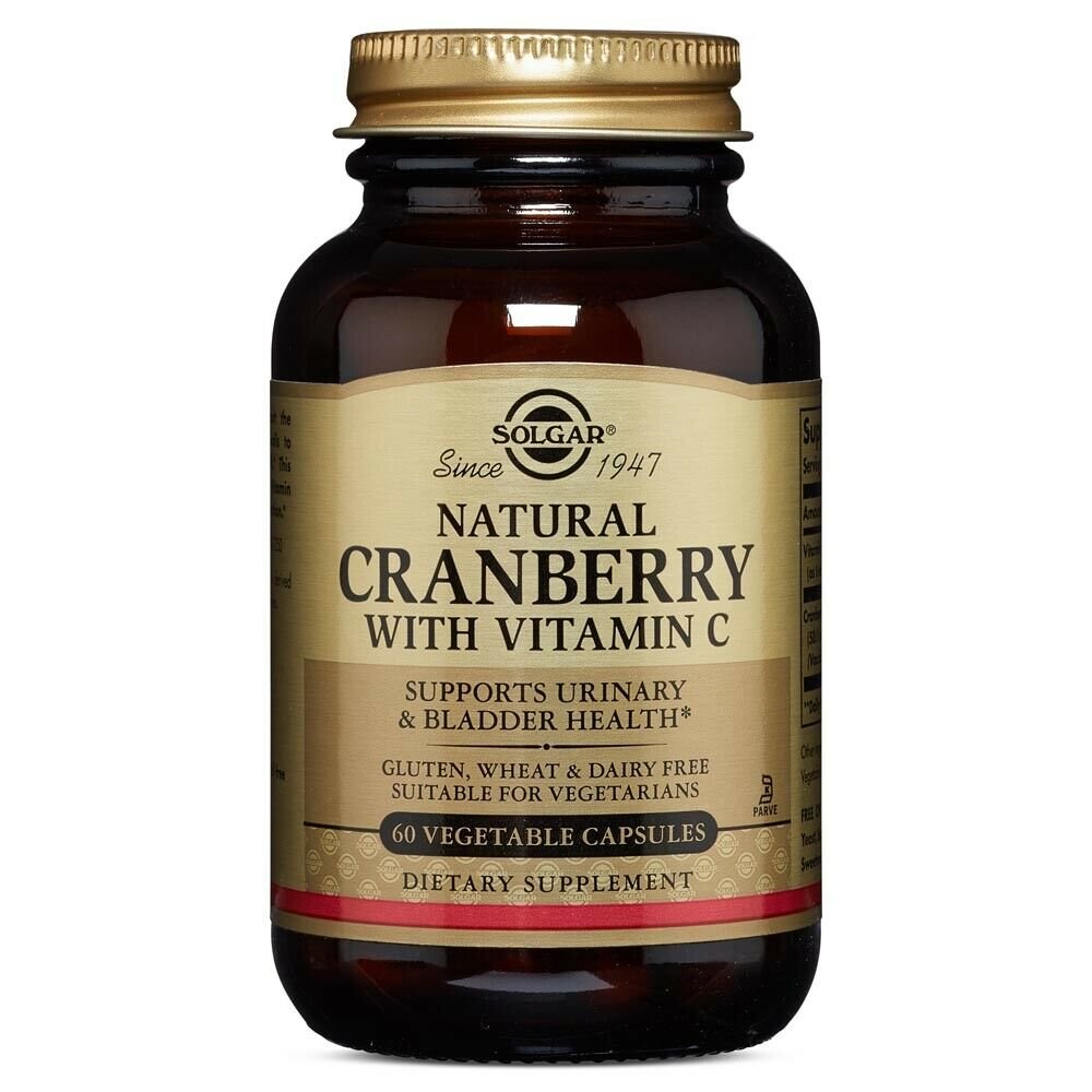 Solgar Cranberry Extract With Vitamin C 60veg.caps