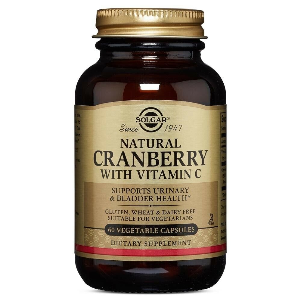 Solgar Cranberry Extract With Vitamin C 60veg.caps