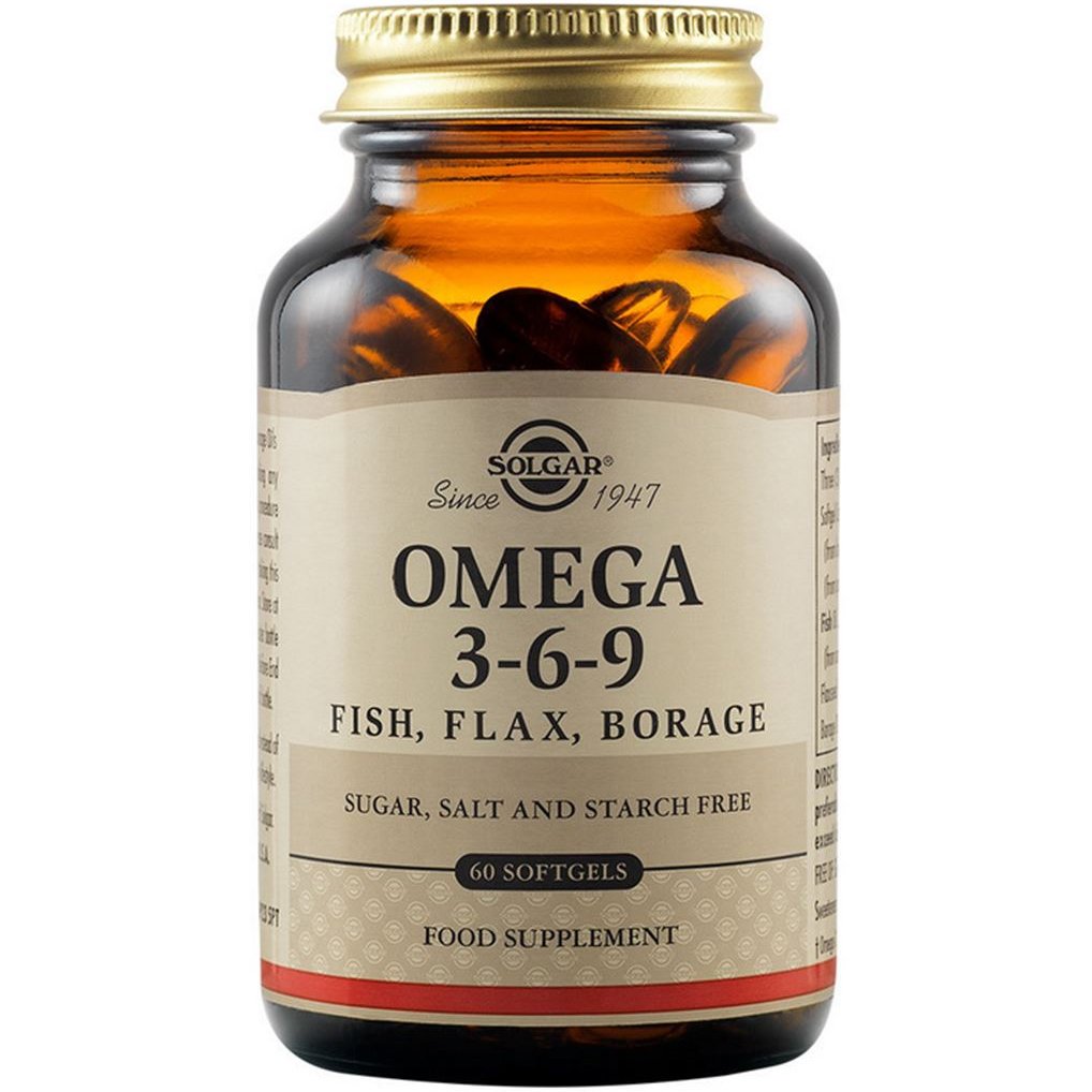 Solgar Omega 3-6-9 Συμπλήρωμα Διατροφής για την Ομαλή Λειτουργία του Οργανισμού 60 Softgels