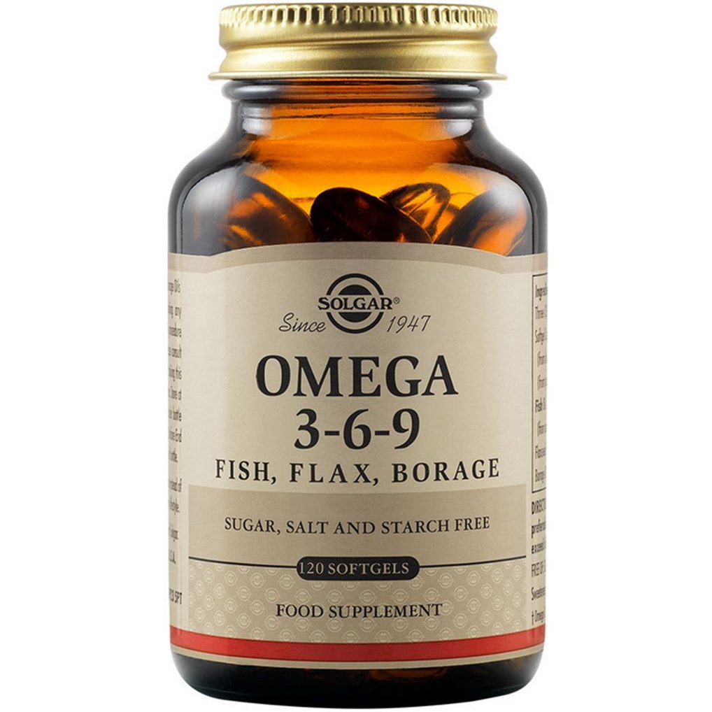 Solgar Omega 3-6-9 Συμπλήρωμα Διατροφής για την Ομαλή Λειτουργία του Οργανισμού 120 Softgels