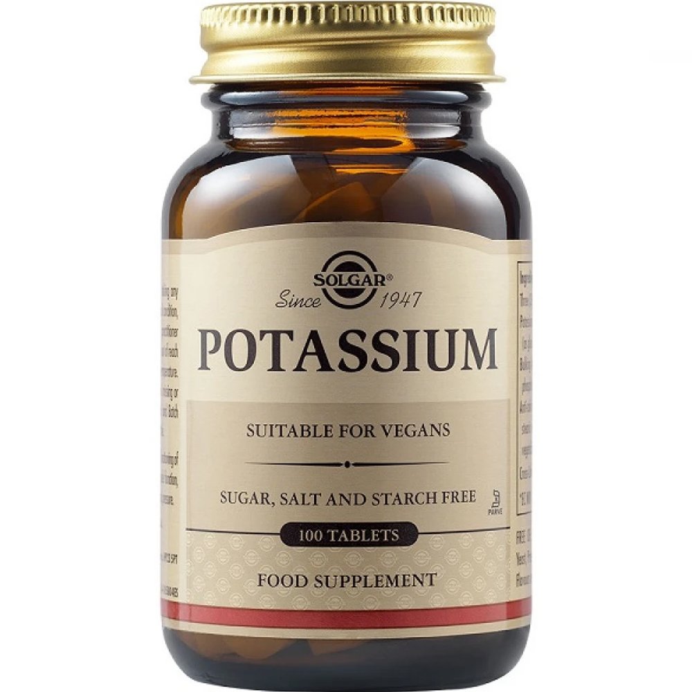 Solgar Potassium 100tabs | Pharm24.gr