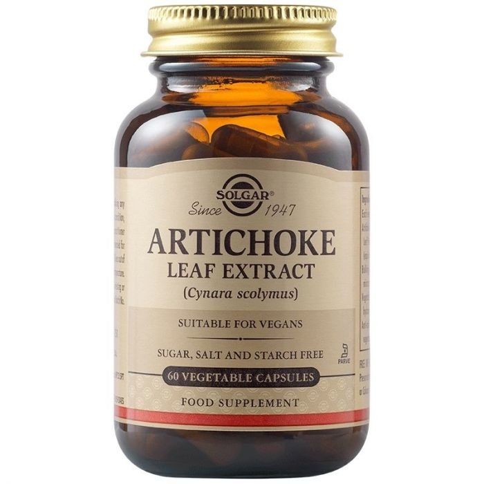 ​​​​​​​Solgar Artichoke Leaf Extract Συμπλήρωμα Διατροφής με Αποτοξινωτική Δράση για την Ομαλή Λειτουργία του Ήπατος 60veg.caps