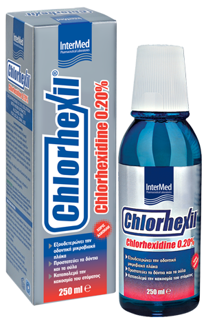 Chlorhexil 0.20% Mouthwash Στοματικό Διάλυμα για το Δραστικό Έλεγχο και την Εξουδετέρωση των Μικροοργανισμών 250ml