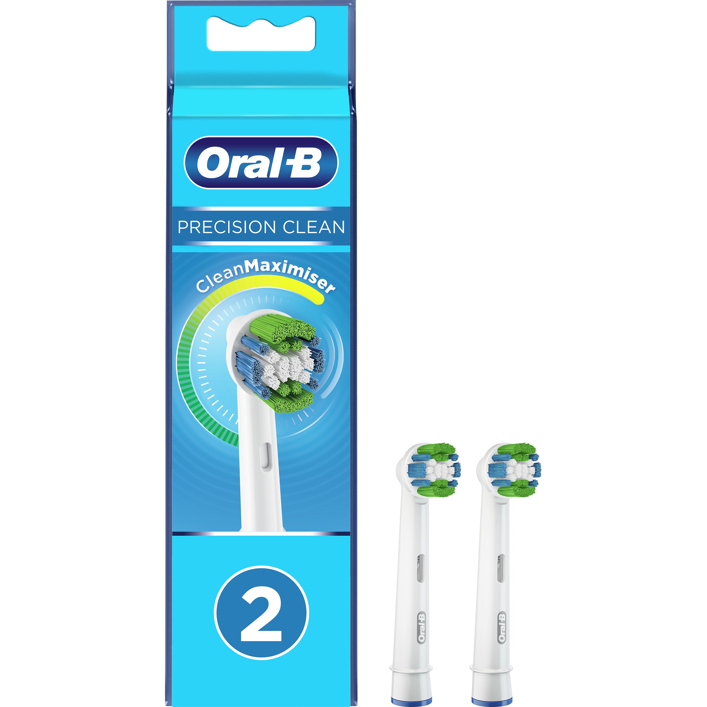 Oral-B Precision Clean Maximiser Ανταλλακτικές Κεφαλές Ηλεκτρικής Οδοντόβουρτσας 2 Τεμάχια