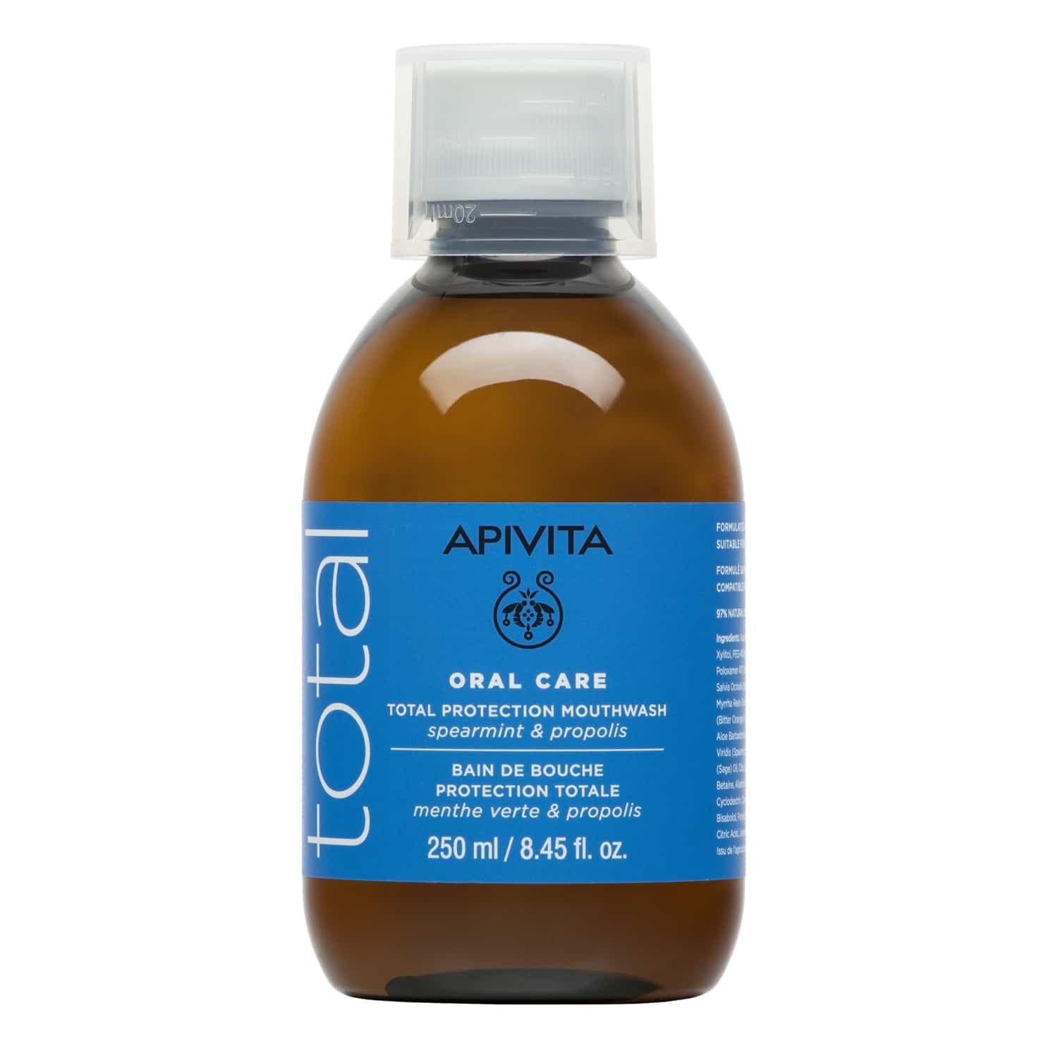 Apivita Natural Dental Care Φυσικό Στοματικό Διάλυμα Με Πρόπολη & Δυόσμο 250ml