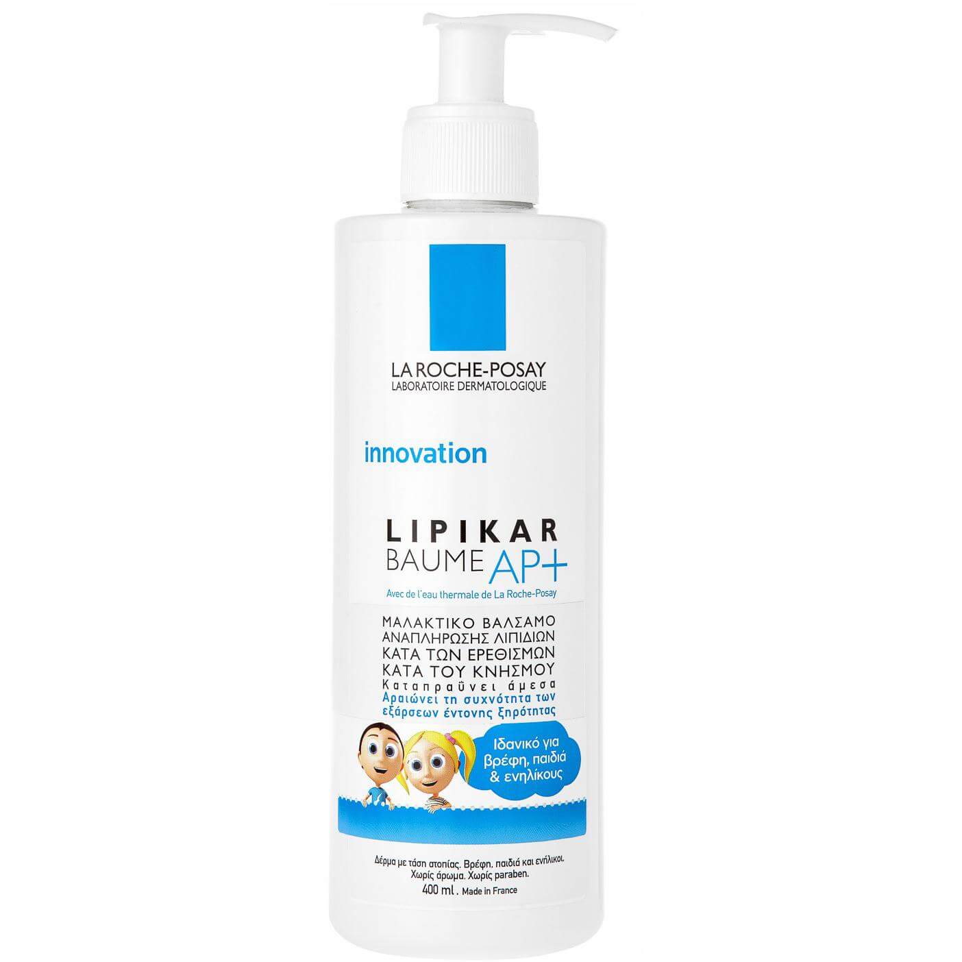 La Roche-Posay Lipikar Baume ΑP Μαλακτικό Βάλσαμο Αναπλήρωσης των Λιπιδίων – 400ml