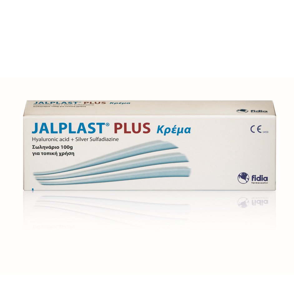 Fidia Jalplast Plus Cream Επουλωτική Κρέμα Με Υαλουρονικό Οξύ για την Αντιμετώπιση Δερματικών Βλαβών 100gr