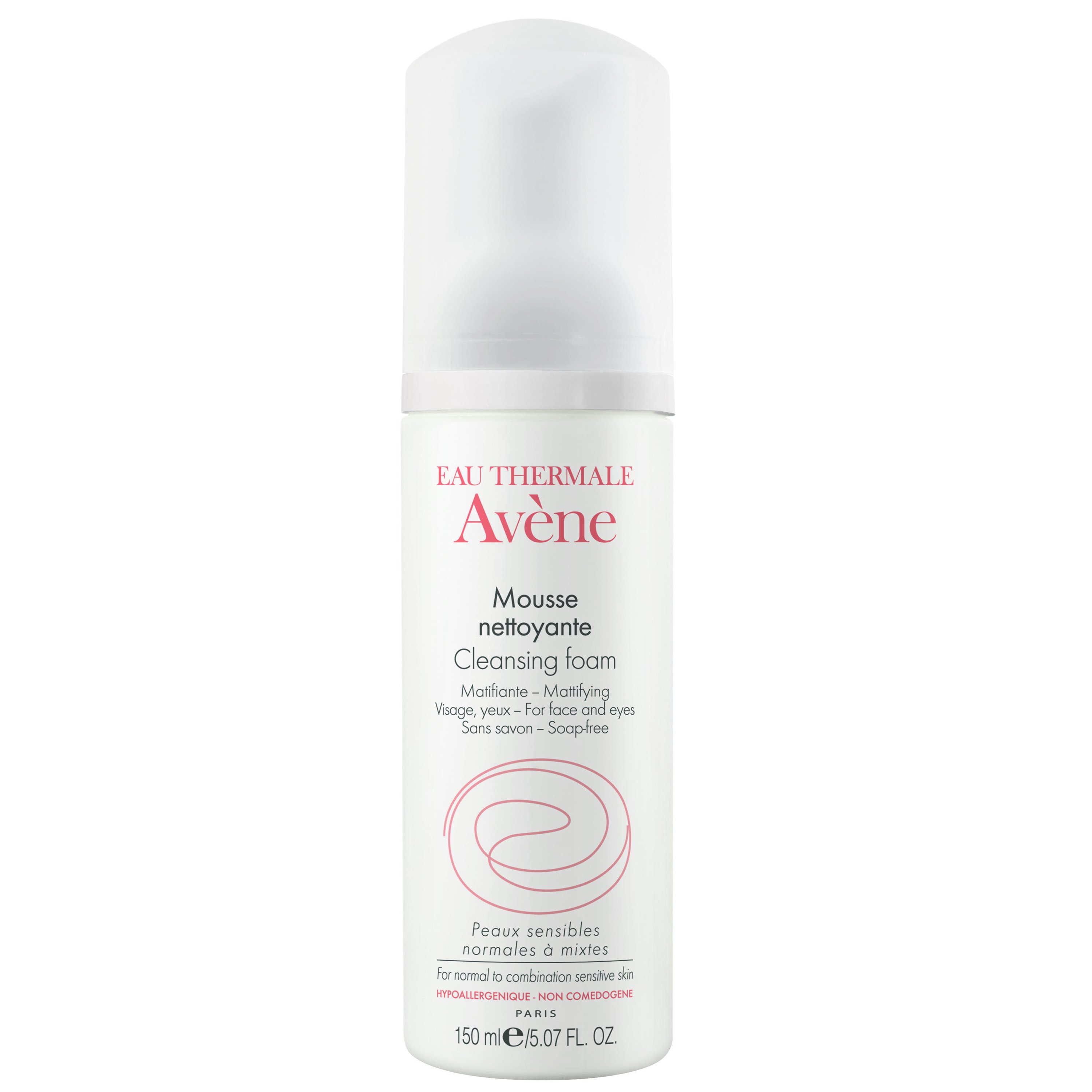 Avene Mousse Nettoyante Cleansing Foam Αφρός Καθαρισμού Προσώπου για Όλους τους Τύπους Δέρματος 150ml