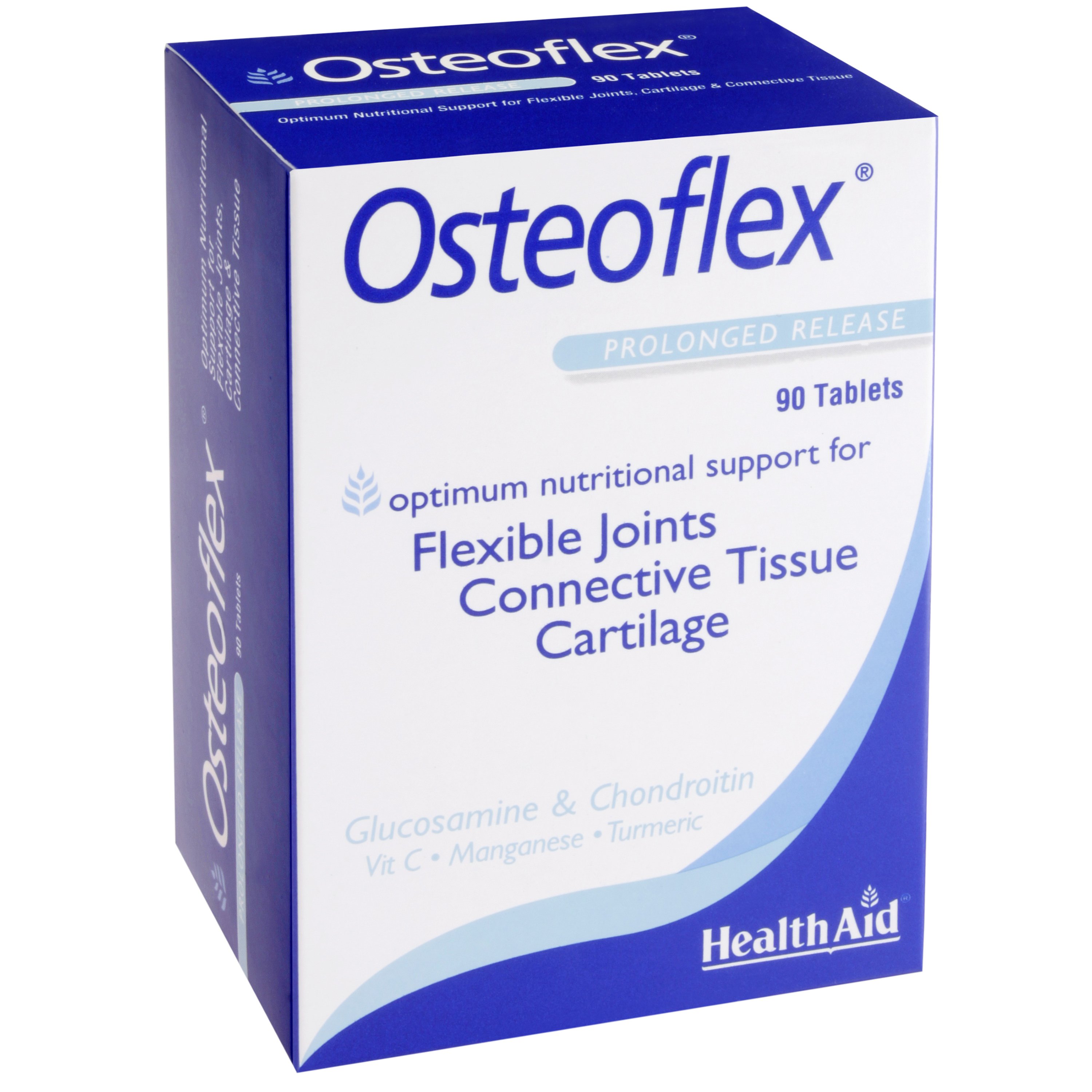 Health Aid Osteoflex Blister Γλυκοσαμίνη Χονδροϊτίνη Turmeric 90 Ταμπλέτες