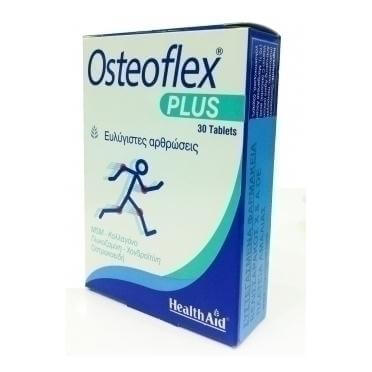 Health Aid Osteoflex Plus Γλυκοσαμίνη Χονδροϊτίνη MSM Κολλαγόνο 30 Ταμπλέτες